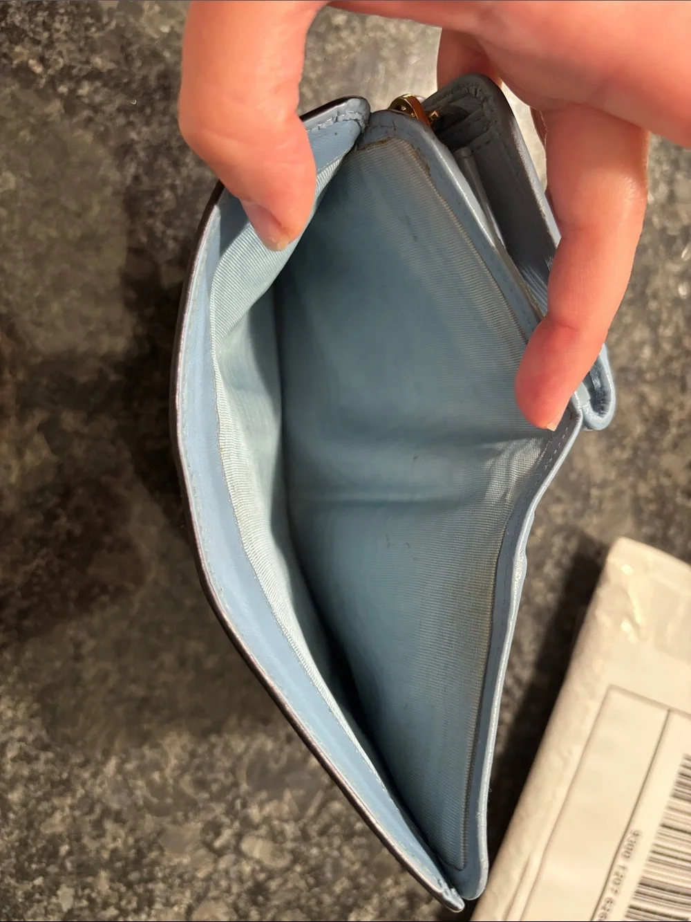Prada bifold wallet